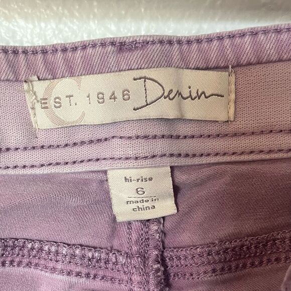 Women's Flare Jeans in Purple - Picture 3 of 3